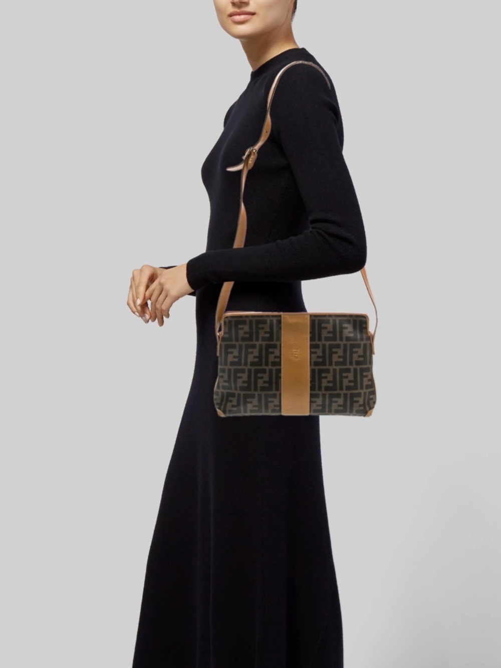 Fendi Zucca FF Crossbody Bag